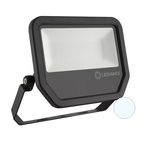 Ledvance FL 50 41W LED Bouwlamp 230V Zwart 6500K Koudwit