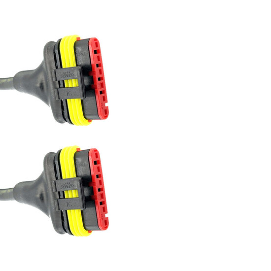 6-pins Verlengkabel AMP-Superseal Female-Female
