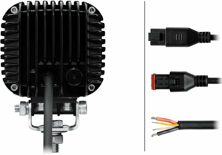 Hella S3000 2.0 LED Breedstraler 3000LM + Wit/Geel Positielicht