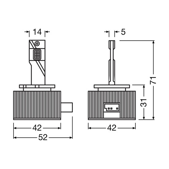 Osram D3S LED LAMP LEDriving HL EASY XEN (2 stuks)