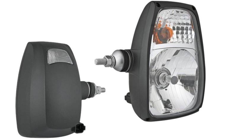 Koplamp Met Richtingaanwijzer | Verticaal | RGV1B Links 12V