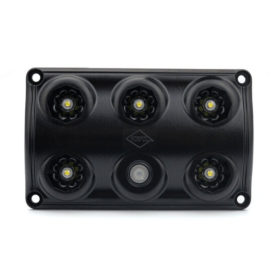 Horpol LED Interieurlamp Zwart 12-24V | Schakelaar