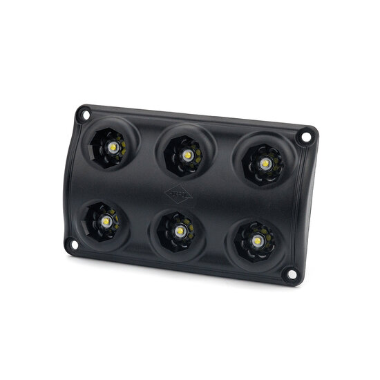 Horpol LED Interieurlamp Zwart 12-24V | 6-LEDS