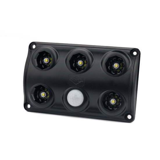 Horpol LED Interieurlamp Zwart 12-24V | Bewegingssensor