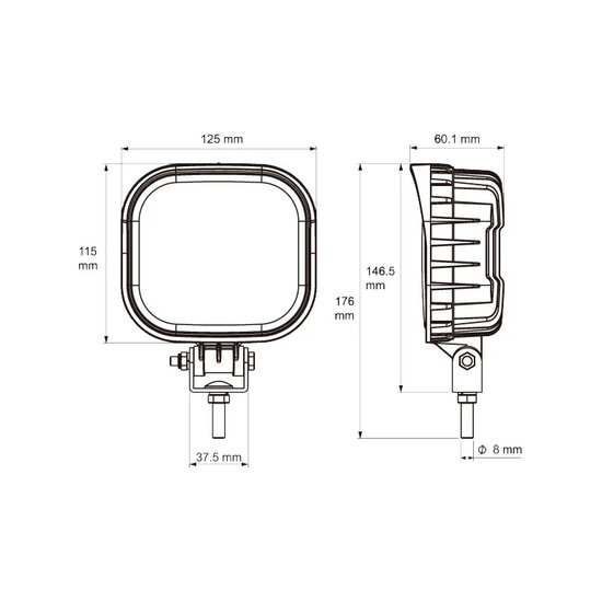 Lucidity Febi LED Werklamp Breedstraler | 22W | 2160LM