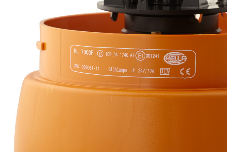 Hella Halogeen Zwaailamp Oranje KL7000 24V | 2RL 008 061-111