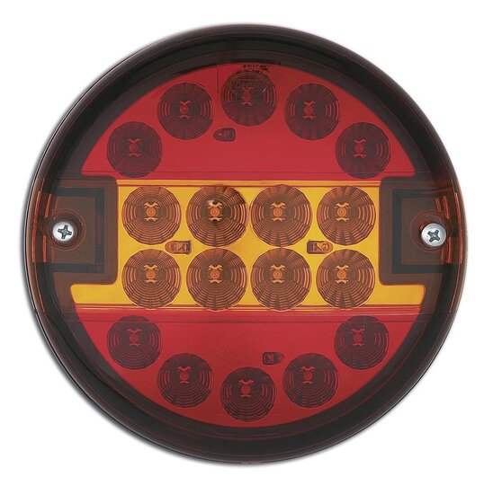 Led Hamburger Achterlicht 3 Functies | Rond &Oslash;140mm