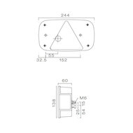 Aspöck Multipoint III Achterlicht Links