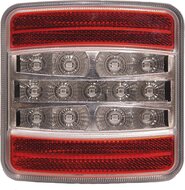 Led Achterlicht Vierkant 4 Functies