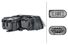 Hella Koplamp Audi A8 10/02- Links Dagrijverlichting Xenon | 1EL 009 236-611