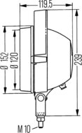 Hella Werklamp Torero Met Greep & Schakelaar | 1G3 005 760-001