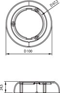 Omhulsel voor LED interieurlamp