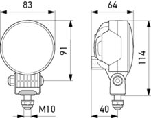 Hella Werklamp M70S verreik DT conn | 1G0 996 776-011