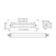 Hella ECE Black Magic Slim LED Lightbar 40" 102CM | 1FJ 358 196-321