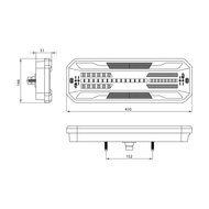 Dasteri DSL-7001 5-Lichtfuncties LED Achterlicht Links