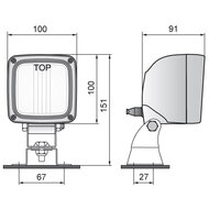 HK1 mistlamp met U-beugel