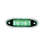 Boreman LED Markeringslamp Groen Easy-Fit 0,5m Kabel