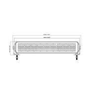Boreman LED Lightbar + Stadslicht Wit of Oranje 17"