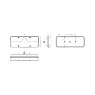 Fristom FT-500 LED Achterlicht Rechts 6-Functies 12-36V