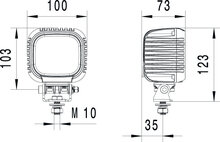 Hella S3000 LED Werklamp 3000LM 12-48V Verstraler | 1GA 357 109-012