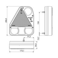 Horpol LED Achterlicht 5P Links + Mistlamp LZD 777