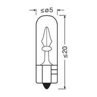 Osram W2.3W Gloeilamp 12V W2x4.6d Original Line 10 Stuks