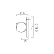 Aspöck LED Markeringslamp Superpoint III Kort | Links/Rechts
