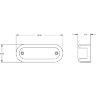 LED Achtermarkering 24V