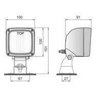 Wesem Halogeen Werklamp LKR5-FF + AMP-Faston