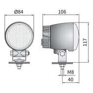 LED Dagrijverlichting met ingebouwde Deutsch-DT Connector