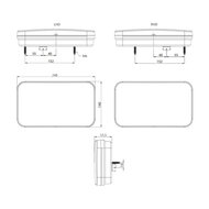 LED Verlichtingsset Aanhanger Fristom FT-370 Canbus + Kentekenverlichting