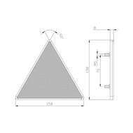 Fristom Driehoek Reflector Set