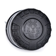 X-Spider LED Zwaailamp Dark look | 2 Flitsfuncties | Oranje