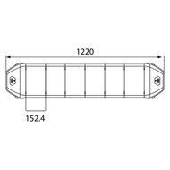 Dasteri LED Zwaaibalk Oranje 122CM + Werkverlichting + Afstandsbediening