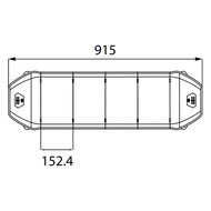 Dasteri LED Zwaaibalk Oranje 92CM + Werkverlichting + Afstandsbediening