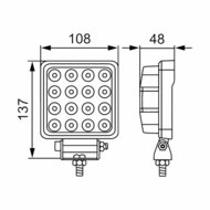 Voordeelset Hella S2500 LED Werklamp 12/24V 2500LM