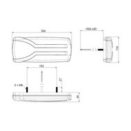 Horpol LED Achterlicht Rechts Carmen LZD 2401