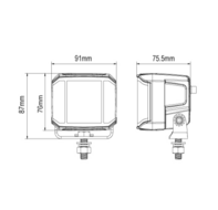 36W LED Werklamp 3960LM | Side-Shooter