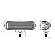 16W LED Werklamp Rechthoekig 1600LM