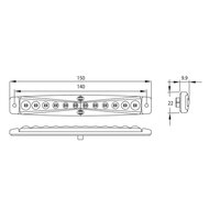 LED Zijmarkering Oranje Lang 12V