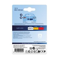 Philips W16W LED Retrofit Wit 12V