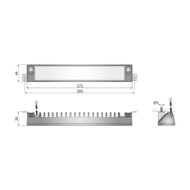 LED Manoeuvreerlamp CRP1 Langwerpig 2200LM + Kabel