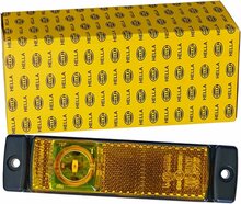 Zijmarkeringsl led 12V hor mont 130x32mm 2PS 008 645-011