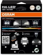 Osram Night Breaker LED H4 Speed 450 Street Legal Set | +450%