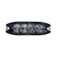 LED Flitser Oranje 12-24V | 4-LED