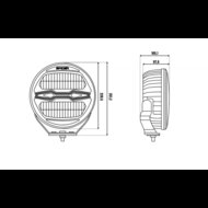 X-Spider Ninja LED Verstraler Rond | DRL + LED Flitser