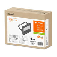 Ledvance FL 20 17W LED Bouwlamp 230V Zwart 4000K Neutraalwit