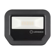 Ledvance FL10 8W LED Bouwlamp 230V Zwart 3000K Warmwit