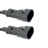 2-poliges Verl&auml;ngerungskabel AMP-Superseal Male-Male