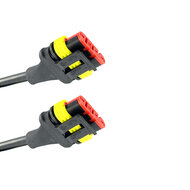 4-pins Verlengkabel AMP-Superseal Female-Female